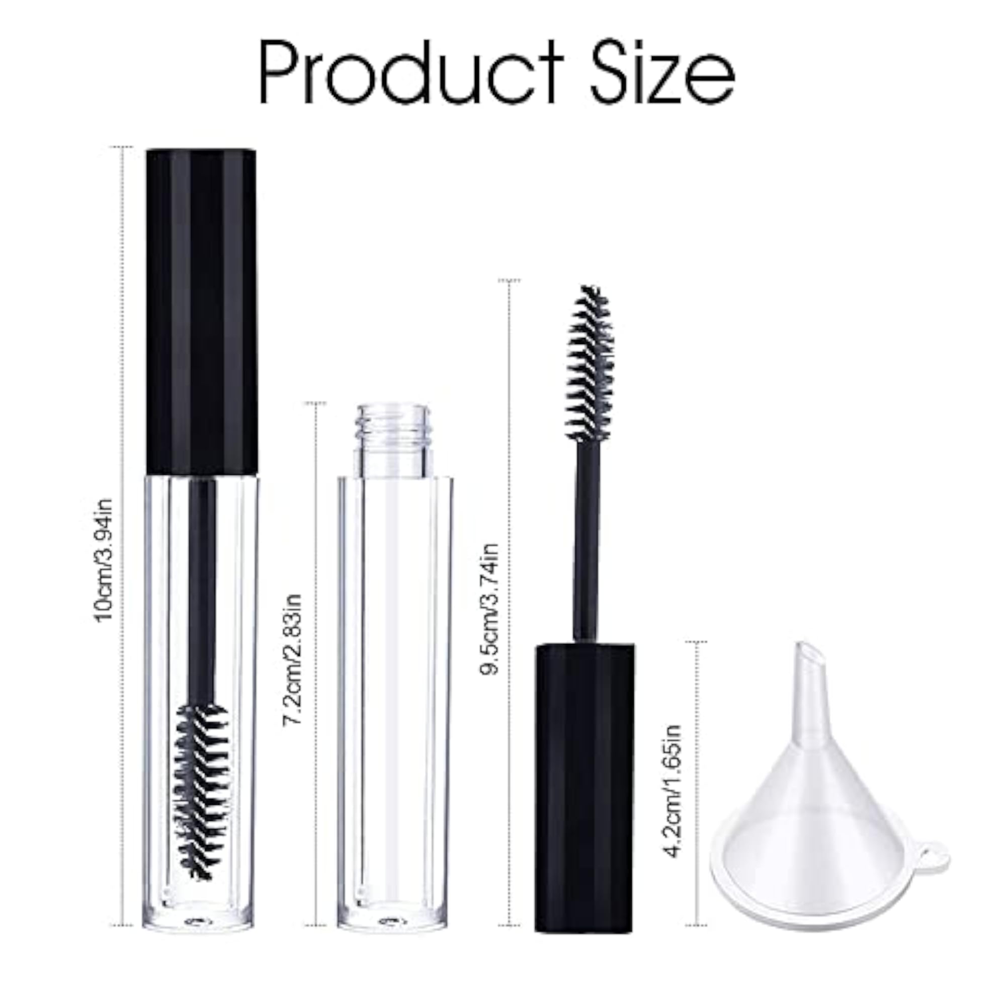 10ml Empty Mascara Tube with Brush