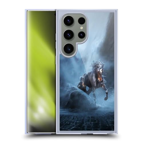 Coque MagSafe Samsung S24 Ultra Cheval Noir pour le Quotidien