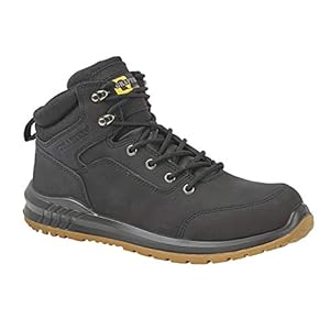 Grafters M513N Unisex Nubuck Steel Toe Boots Honey