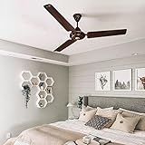 ACTIVA Apsra Brown1200 MM Sweep 390 RPM High Speed BEE Approved 5 Star Rated Ceiling Fan with 2 Years Warranty