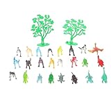 Kreative dinosauriermodelle: tolles kunsthandwerk, für die dekoration zu hause oder im büro, dinosaurierfiguren