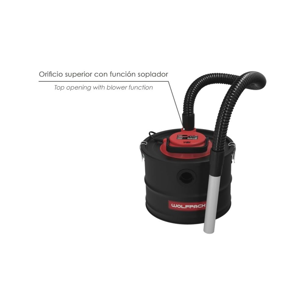 WOLFPACK LINEA PROFESIONAL Aspirador Cenizas Wolfpack 1200 Watt. 15 Litros