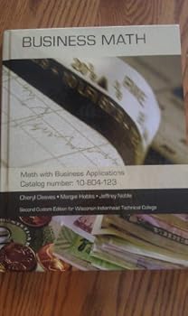 Hardcover Business Math Book
