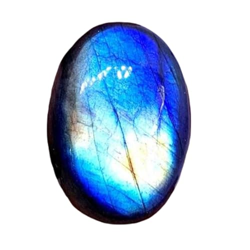 Labradorite véritable GH_NAT_05059 ovale de qualité supérieure pour joaillerie DIY