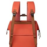 CABAIA Plecak Adventurer - Przegroda na laptopa - 2 kieszenie - certyfikat wegański - torba podróżna, biznes, szkoła dla mężczyzn i kobiet - żółty/pomarańczowy, Bogota, Medium 18L, Casual