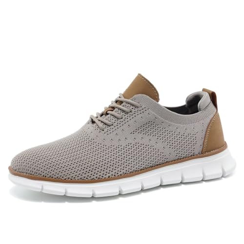 Image of Men's Oxfords Business Shoes Fashion Mesh Casual Dress Walking Sneakers Comfortable Lightweight Soft Sole