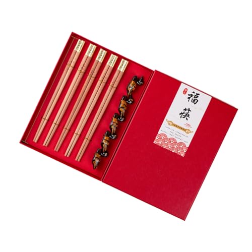 XINYIN Nachhaltiges Essstäbchen-Paar und modernes Ablageset,...