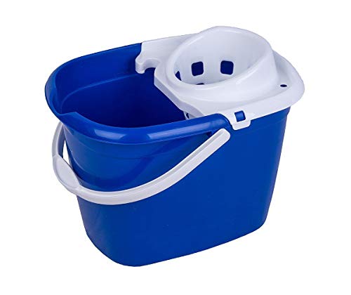 Contico - Seau 10 Litres Plastique pour Balai Serpillère Lave-Sol SM10BL - Bleu