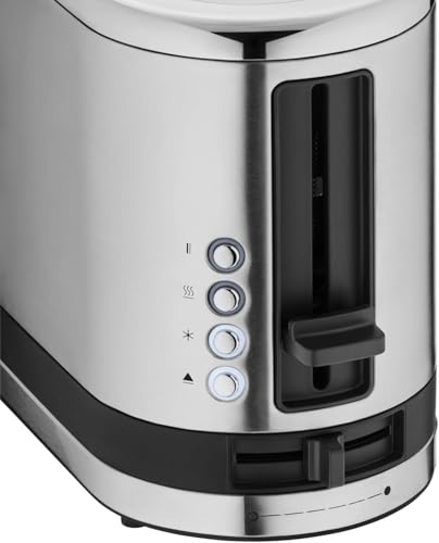 Foto von WMF Küchenminis Toaster Langschlitz mit Brötchenaufsatz, 2 Scheiben, XXL, Bagel-Funktion, Langschlitztoaster mit 7 Bräunungsstufen, 900W, Toaster edelstahl matt