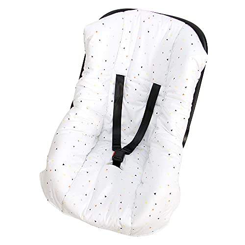 Biramar Baby Capa Para Bebê Conforto Ajustável New York Mini Triângulo Colorido Colorido