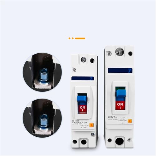 Disyuntor solar de caja moldeada 160A para instalaciones CC 4