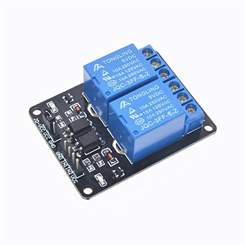 FBPQRCONS 1PCS 5V 2 Channel Relay Module Shield for Arduin Arm AVR DSP Electronic