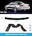 Rear Bumper Protector, Rear Bumper Guard Black Rubber Scratch Durable and Flexible, Rubber Bumper Protector for SUV/Cars, Easy D.I.Y. Installation(35.8Inch)