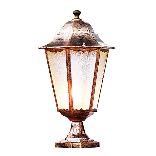 Lampe de Clôture Étanche IP65 E27 pour Sécuriser et Éclairer vos Allées et Piliers de Jardin
