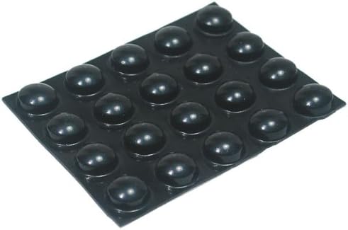 20 Small Black Bump Dots – Self-Adhesive Tactile Locator Dots for Blind & Low Vision – Round Markers for Keyboards, Remotes, Phones, Appliances – 0.25" x 0.079" – Accessibility Aid