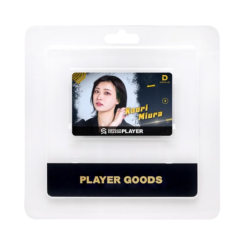 Amazon | DARTSLIVE PLAYER GOODS第六弾 三浦歌織選手 ダーツ カード