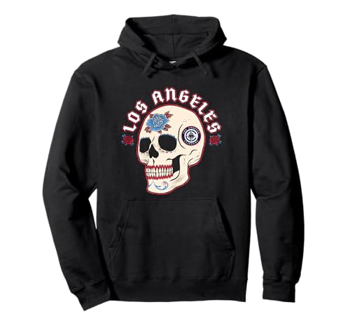 NBA Los Angeles Clippers Halloween Floral Skull Pullover Hoodie