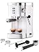 Produktbild Gevi 20 Bar Espresso Kaffeemaschine Espressomaschine mit professionellem Milchaufschaumdüse, nur 15 cm breit1350W schnelle Hitze für Cappuccino, Latte & Macchiato, 1,2L Wassertank, Weiß