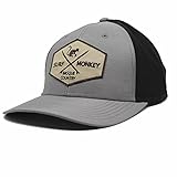 dressed in music play with me berretto trucker sport surf monkey® - cappello tecnico ad asciugatura rapida, grigio, taglia unica