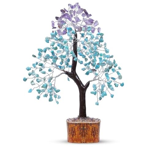 PYOR Amethyst and Turquoise Crystal Tree Cover