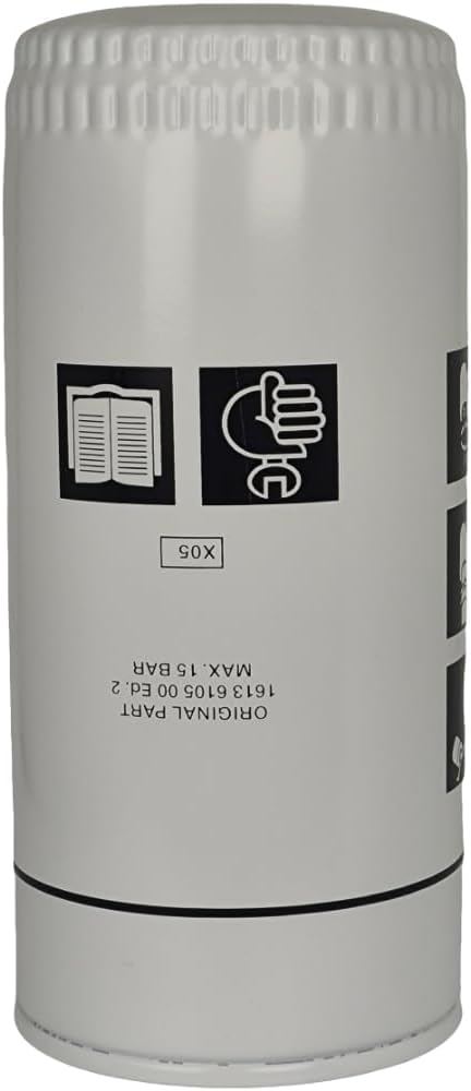 XYZIL Oil Filter Element 1613-6105-00 Compatible with Atlas Copco Compressor 16136-105-90 1613610501 1613-6105-01 1622-7836-00 Spin-on B262 P553771 P763577 HF6205 51818 51820