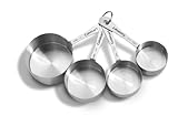 Cuisinart CTG-00-SMC Stainless Steel Measuring Cups, Set of 4,Silver