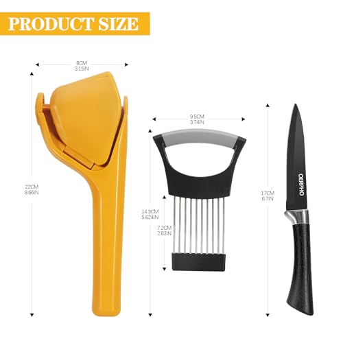 lemon squeezer,Portable Manual Citrus Squeezer Kit With Lime Squeezer,Lemon Slicer and Paring Knife,Easy to Juice Lemons,Limes,Oranges,Tangerines and Other Fruits Kitchen Gadgets.