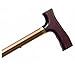 MNT10503 - Alex Orthopedic Folding Travel Cane with Fritz Handle, Bronze, 33-37