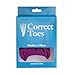 Correct Toes – Bunion Corrector, Toe Separator & Toe Spacers for Men and Women, Unisex, Plum, Medium