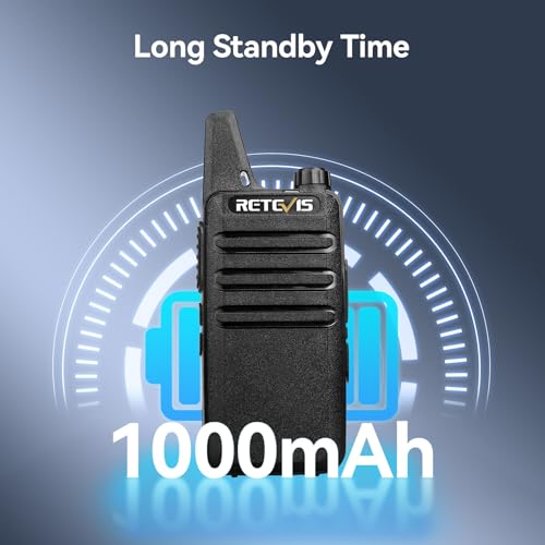 Talkies-walkies Retevis RT622 – 10 Pièces, PMR446 Sans Licence, Rechargeables, VOX, Légers – Parfait Pour Magasins, écoles, événements