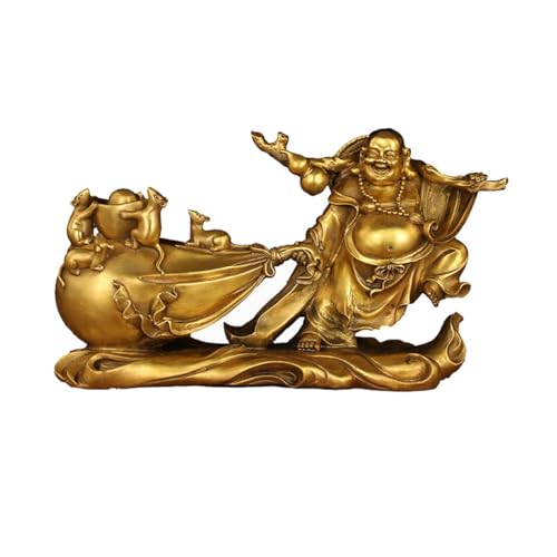 Bouddha Rieur statue contre le stress pour calmer le salon