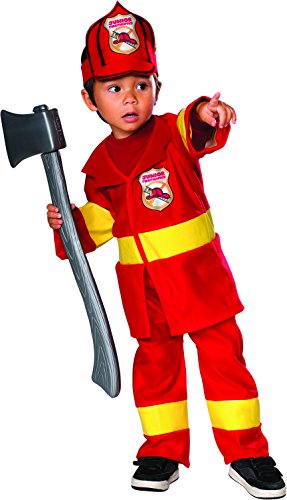 Jr Firefighter Costume: Toddler's Size 2T-4T