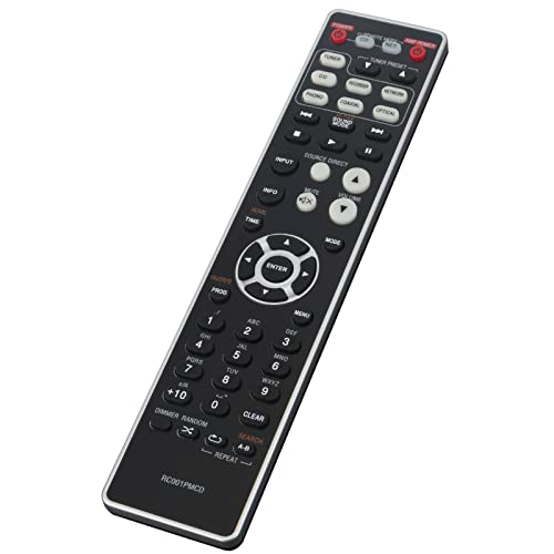 RC001PMCD Replacement Remote Control Fit for Marantz CD Player CD6005 PM6005, Black