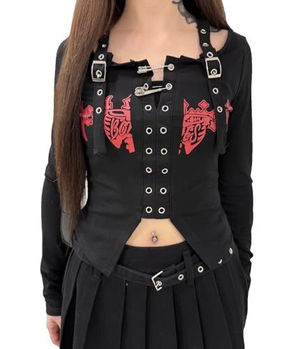 [ウィゴー] Figments ハトメロゴデザイントップス レディース F ブラック