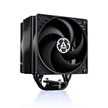 ARCTIC Freezer 36 (Black)- Single-tower CPU cooler with push-pull, two pressure-optimised 120 mm P fans, fluid dynamic bearing, 200-1800 rpm, 4 heatpipes, incl. MX-6 thermal compound