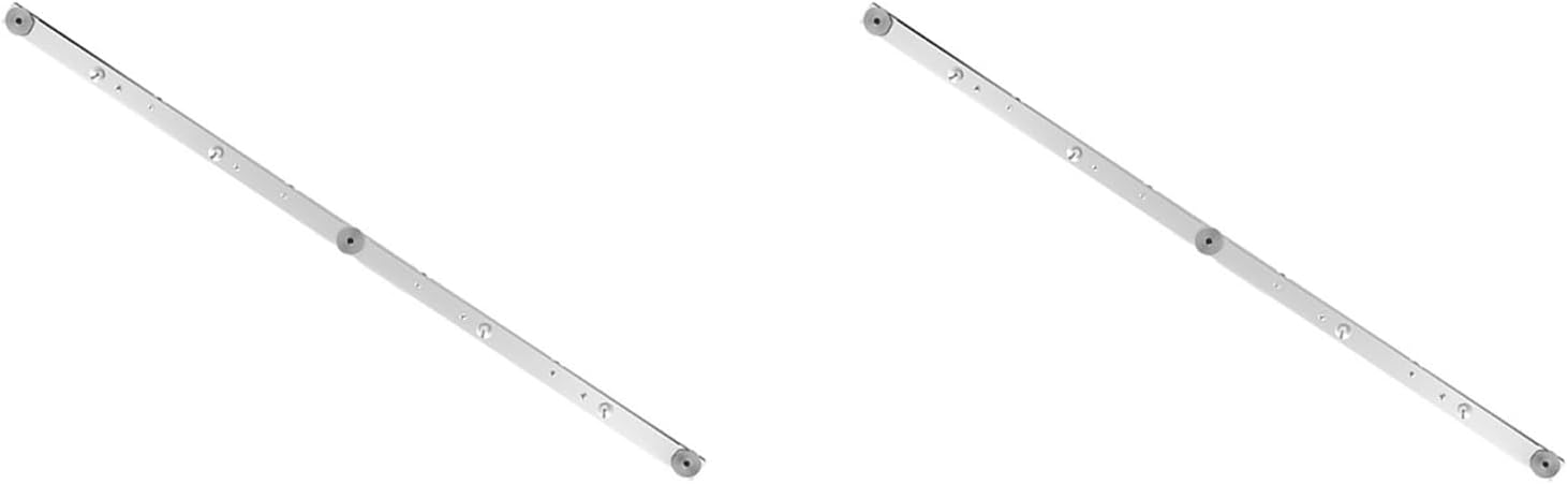2Pcs 650Mm Aluminum Alloy Rail Jig Runners Table Saw Sled Miter Bar Slider Table Saw Rod Miter