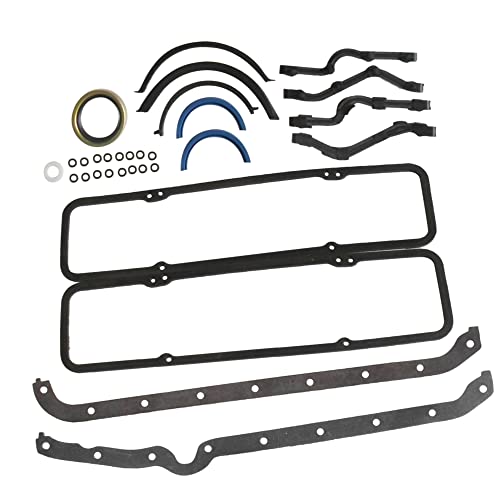 Partsflow Full Engine Gasket Set for Buick Century Skylark for Chevy C10 C20 Caprice for Olds V8 for Small Block Chevy 283-350 V8 1955-1980 OE#KS2600 - Thumbnail 6