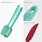 U-Taste Silicone Spatula Set 600°F High Heat Resistant, 4-Pcs, Multicolor - Image 6