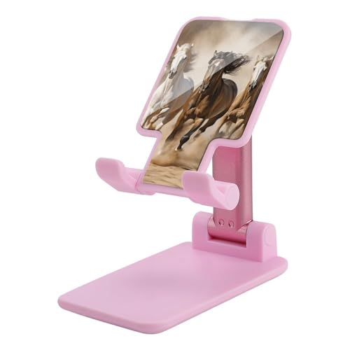 Support de téléphone pliable pour bureau réglable Trois chevaux