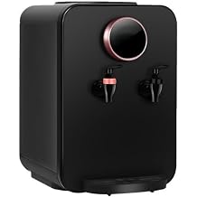 Mini Water Dispenser Suitable for Home and Office Use, Dual Purpose Hot and Cold Water, Compact Fast Heating and Cooling, Space Saving, Dual Opening Independent Control, Suitable for Various