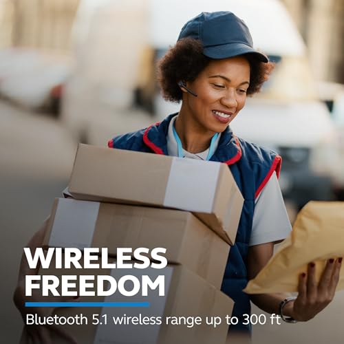 Blueparrott M300-XT Se Mono - Cuffie Wireless Bluetooth Con Qualità Delle Chiamate Migliorata Per Telefoni Cellulari, Cancellazione Del Rumore Dell'80% Con Tecnologia A 2 Microfoni, Ideali Per - 4