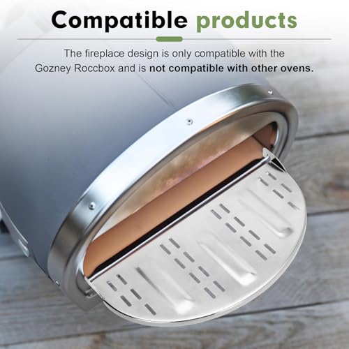 Image of Oven Shelf Compatible with Gozney roccbox Pizza Oven，Provides Space for Easy Removal, Insertion and Rotation of Pizzas and is Made of 304 Stainless Steel with Ventilation Holes