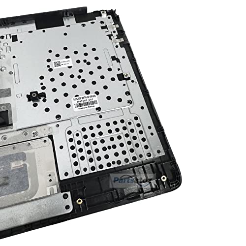 Partsatoz Coque supérieure pour ordinateur portable avec clavier non rétroéclairé américain et pavé tactile de rechange pour HP Chromebook 14 G7 TPN-Q255 M47207-001 Noir, noir – vue 6