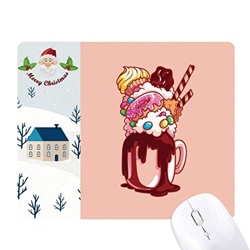 Tapis de souris chocolat et donut pour soulager le poignet
