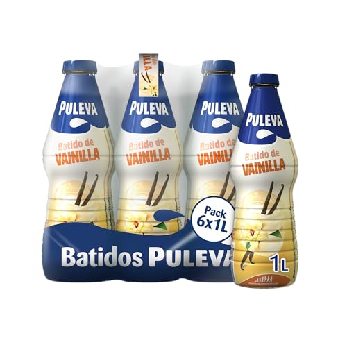 Batido Puleva de Vainilla botella 1L – Pack 6 unidades