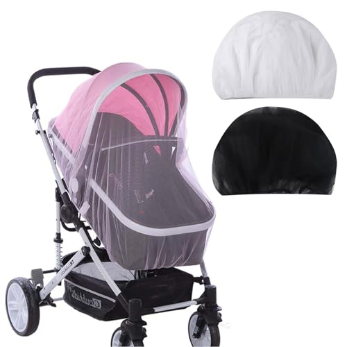 Zanzariera Universale per Passeggino 2Pcs Rete Zanzare Neonato per Carrozzina Zanzariere per...