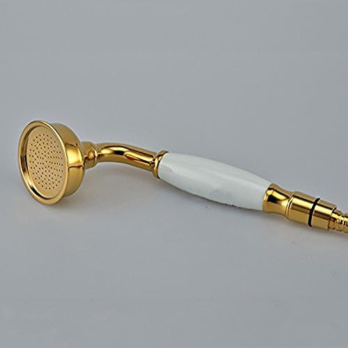 Ownace Bathroom Classic Style Traditional Brass Telephone Hand Shower Head and 1.5M Shower Hose