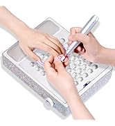 CHRISTINE SHELLY Nail Dust Collector with Reusable Filters, Powerful Vacuum Fan with Disposable F...
