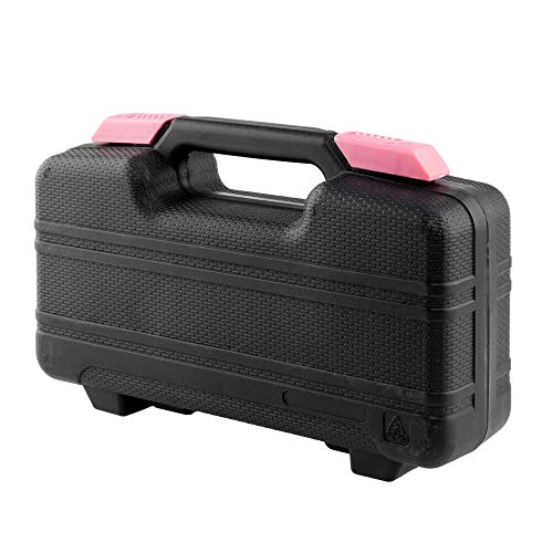 Kit de herramientas combinado 39 piezas negro y rosa miniatura 7