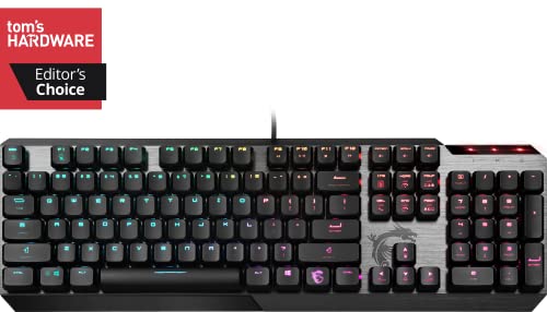 MSI Vigor GK50 Low Profile clavier USB QWERTY Anglais américain Métallique - vue 3